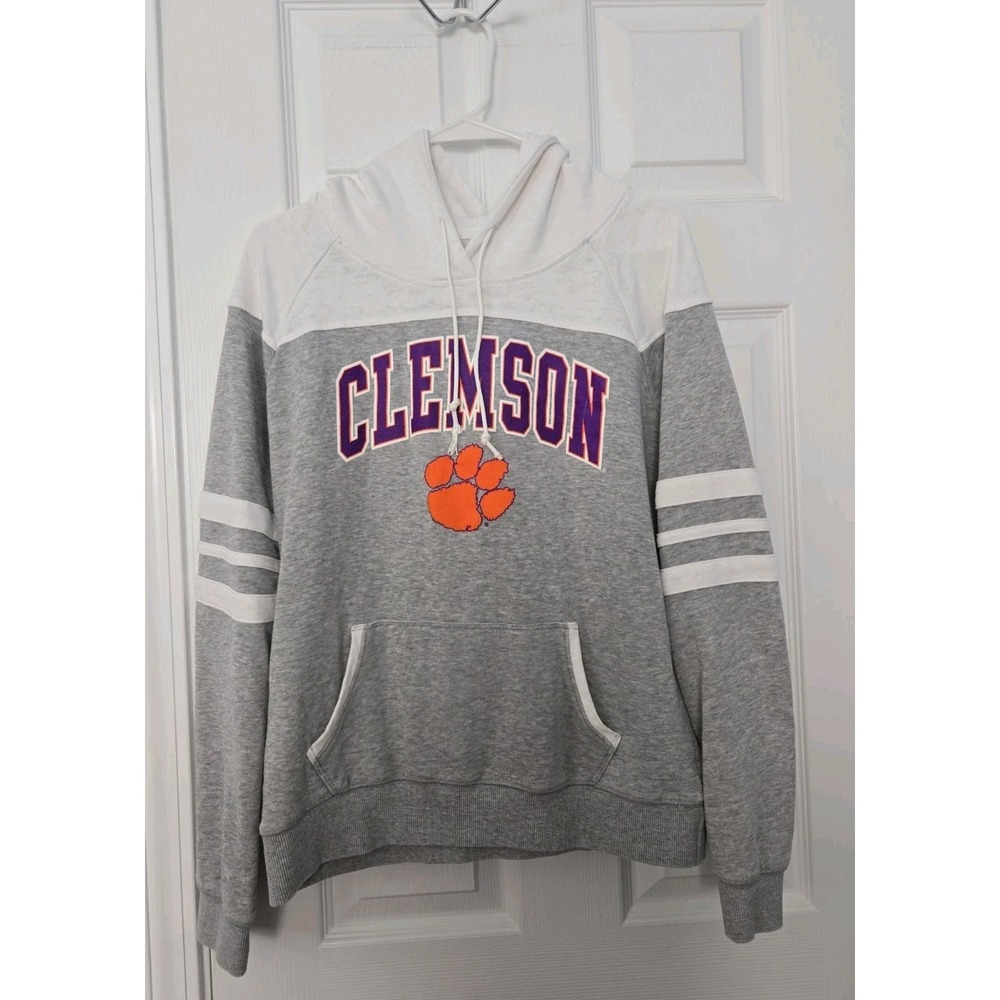 Campdavid Womans Clemson Sweatshirt With A Hoodie Size Small